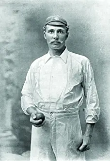 Historical Cricket Players Prints: Cricketer, Lohmann