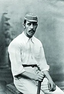Vintage Cricket Photographs UK Prints: Cricketer, Mee