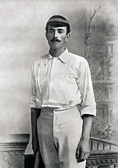 Historical Cricket Players Prints: Cricketer, Studd