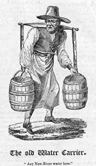 Images Dated 31st December 2015: Cries of London - Old Water Carrier