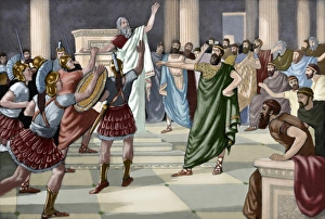 Critias (460-403 BC). Engraving. Colored Critias (460-403 BC). Engraving. Colored