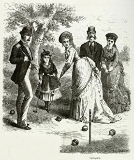 Croquet Game, USA
