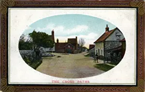 The Cross Paths Print, England, 1900s