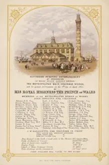 Crossness Opened Print: Southern Pumping Establishment at Crossness