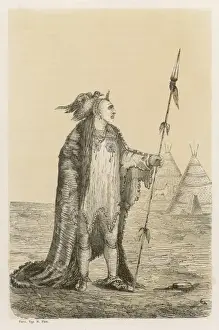 Indigenous Peoples Art Prints: CROW CHIEF