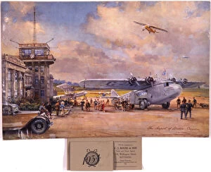 Passengers Collection: Croydon Airport 1934