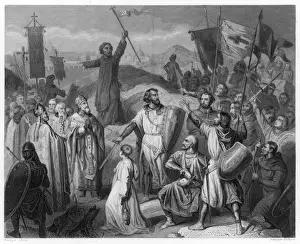 Middle Eastern Conflict Art Prints: Crusaders Take Jerusalem