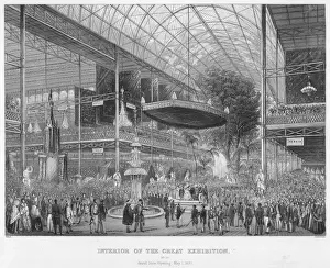 Crystal Palace Architecture Prints: Crystal Palace Opens / Cha