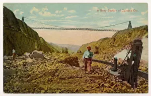 Construction Equipment Use Prints: Culebra Cut