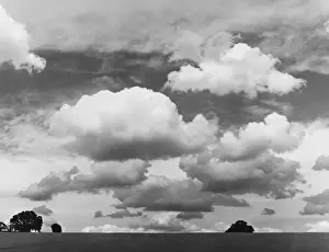Cumulus Clouds Print - A Cumulus Formation