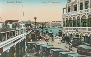 Curacao - Willemstad - Queen Emma Bridge Curacao - Willemstad - Queen Emma Bridge