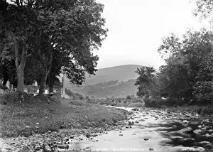 Print of Currig Mountain and River Dodder