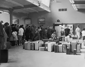 Heathrow Customs Queue Print