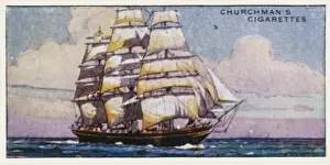 Steamship Prints: CUTTY SARK CLIPPER Print - Engraving of the China Clipper