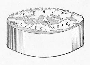 Cylindrical Earth Anaximander Print