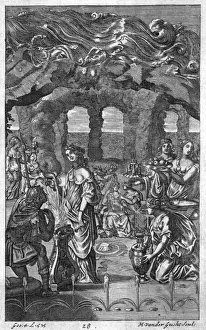 Nymphs In Art History Prints: Cyrene & Aristaeus