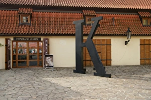 Czech Republic. Prague. Franz Kafka Museum. (Mala Strana) Czech Republic. Prague. Franz Kafka Museum. (Mala Strana)