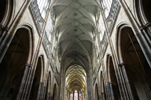 Czech Republic. Prague. Interior of St. Vitus Cathedral. Got Czech Republic. Prague. Interior of St. Vitus Cathedral. Got