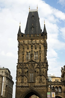 Czech Republic. Prague. Powder Tower. Gothic, 1475 by Matej Czech Republic. Prague. Powder Tower. Gothic, 1475 by Matej