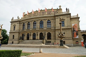 Czech Republic. Prague. The Rudolfinum., 1885 Czech Republic. Prague. The Rudolfinum., 1885
