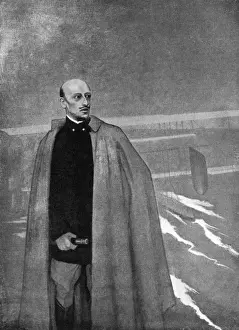 Gabriele D'Annunzio Print, Italian Writer 1863-1938