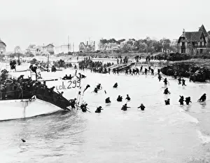 D-DAY Prints: D-Day Amphibious Assault - Juno Beach Landing Print