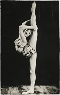 Marie in Vertical Splits Print