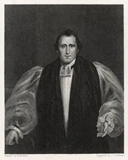 Print of Daniel Wilson, Bishop of Calcutta