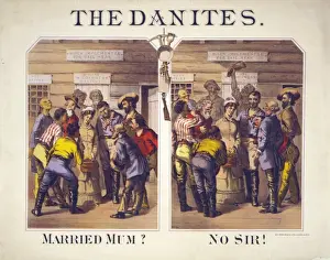 Antique Print Collectors Item Prints: The Danites