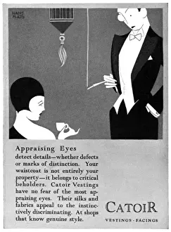 Vintage Coffee Culture Prints: Dapper Gent with Monocle
