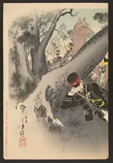 Antique Japanese Prints Online Prints: The daring Lt. General Tachimi