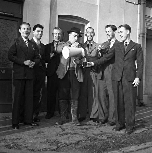 Darts Team celebrate with a jug of ale, Walton, Essex Darts Team celebrate with a jug of ale, Walton, Essex