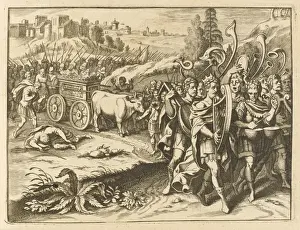 Historical Bible Events Prints: David Brings Back Ark
