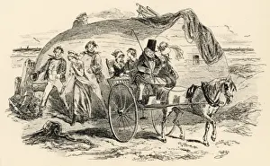 David Copperfield Print: Mrs Gummidge in Tears