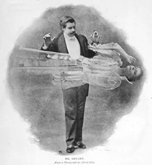 David Devant Making a Young Lady Disappear Print 1894