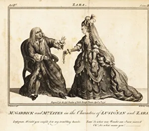 David Garrick and Mary Ann Yates in the characters David Garrick and Mary Ann Yates in the characters