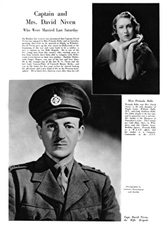 David Niven and Primula Rollo Married David Niven and Primula Rollo Married