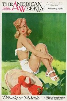 David Wright woman in a white bikini David Wright woman in a white bikini