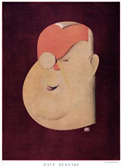 Davy Burnaby caricatured by Garretto Davy Burnaby caricatured by Garretto
