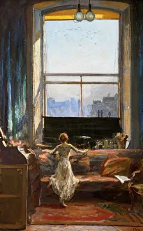 Daylight Raid from my Studio Window, July Daylight Raid from my Studio Window, July