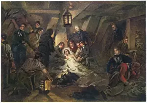 Prints of The death of Nelson at the Battle of Trafalgar Battle Of Trafalgar Prints: Nelson's Death at Trafalgar Print