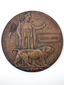 Death Plaque in the name of William Irvine Death Plaque in the name of William Irvine