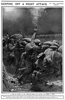 Trench Life During WWI Prints: Deceiving the enemy