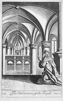 18th Century Print of Temple Dedication