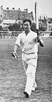 Denis Compton at Hastings, 1947 Print