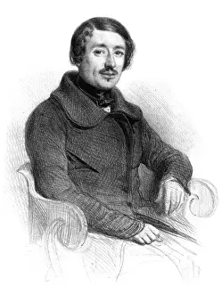 Denis-Auguste-Marie Raffet Prints: Denis Raffet French Artist Print 1804-1860