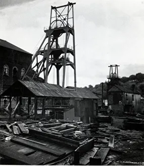 Derelict Tirpentwys Colliery, Pontypool, South Wales Derelict Tirpentwys Colliery, Pontypool, South Wales