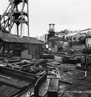Derelict Tirpentwys Colliery, Pontypool, South Wales Derelict Tirpentwys Colliery, Pontypool, South Wales