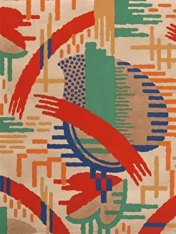 Design for Woven Textile, art deco style Design for Woven Textile, art deco style