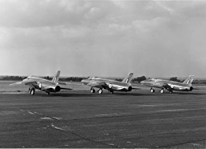 Three development batch Folland Fo141 Gnat F1s Three development batch Folland Fo141 Gnat F1s